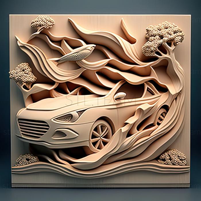 3D model Hyundai Marcia (STL)